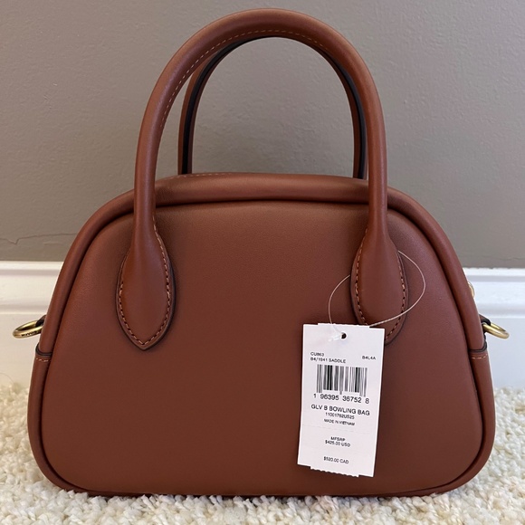 Coach Borough Bowling Bag in 1941 Saddle - Picture 3 of 16